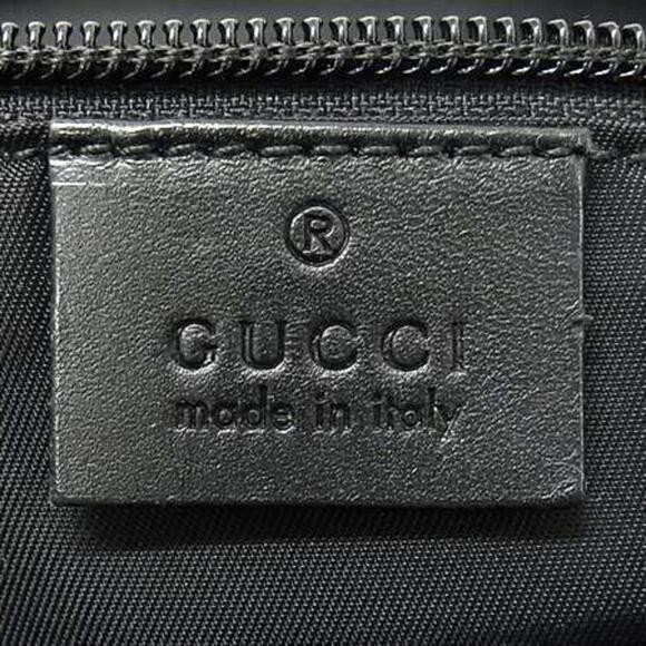 GUCCI Black Leather Shoulder Bag - Picture 6 of 6